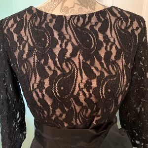 R&M Richards Black Evening Gown